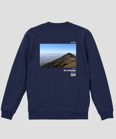 日本百名山 / No.44 筑波山 Type B スウェット（裏パイル）/ 山と溪谷社