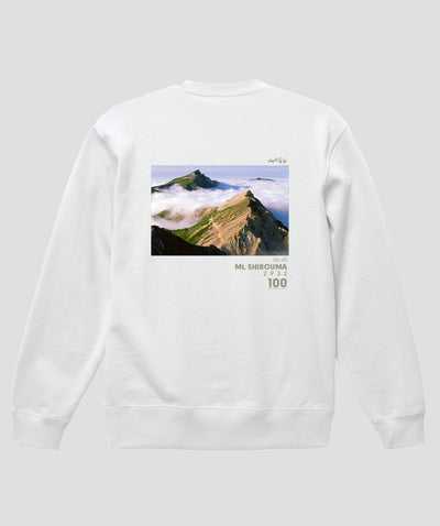日本百名山 / No.45 白馬岳 Type B スウェット（裏パイル）/ 山と溪谷社