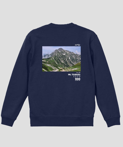 日本百名山 / No.48 剱岳 Type B スウェット（裏パイル）/ 山と溪谷社