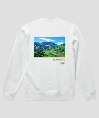日本百名山 / No.49 立山 Type A スウェット（裏パイル）/ 山と溪谷社