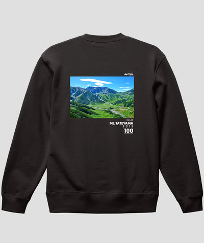 日本百名山 / No.49 立山 Type A スウェット（裏パイル）/ 山と溪谷社