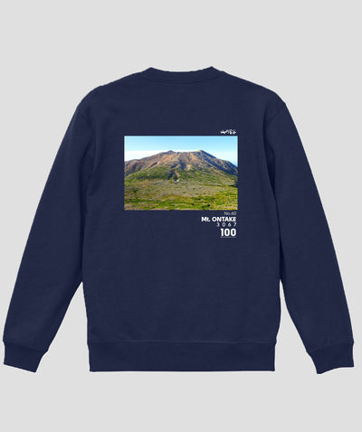 日本百名山 / No.60 御嶽山 Type B スウェット（裏パイル）/ 山と溪谷社
