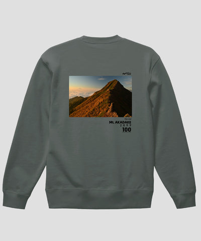 日本百名山 / No.64 赤岳 Type B スウェット（裏パイル） / 山と溪谷社