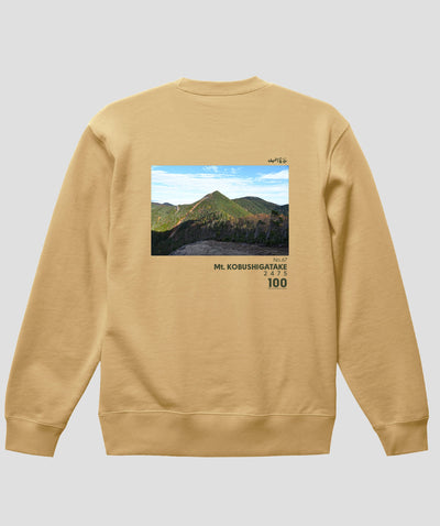 日本百名山 / No.67 甲武信ヶ岳 Type A スウェット（裏パイル） / 山と溪谷社