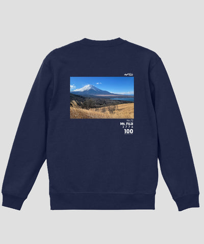 日本百名山 / No.72 富士山 Type A スウェット（裏パイル） / 山と溪谷社