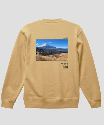 日本百名山 / No.72 富士山 Type A スウェット（裏パイル） / 山と溪谷社