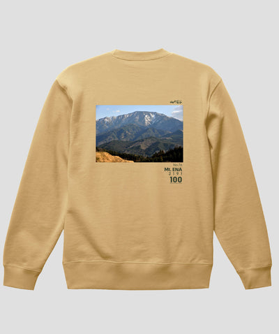 日本百名山 / No.76 恵那山 Type A スウェット（裏パイル） / 山と溪谷社