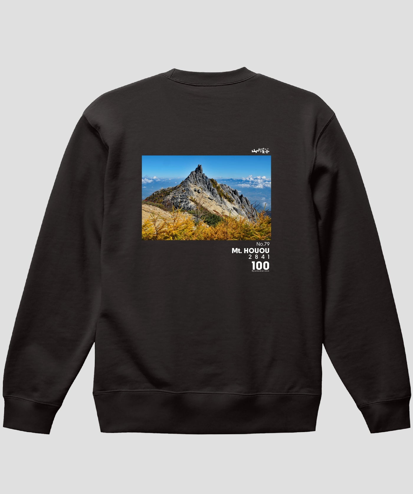 日本百名山 / No.79 鳳凰山 Type B スウェット（裏パイル） / 山と溪谷社