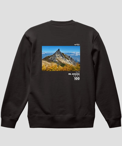 日本百名山 / No.79 鳳凰山 Type B スウェット（裏パイル） / 山と溪谷社