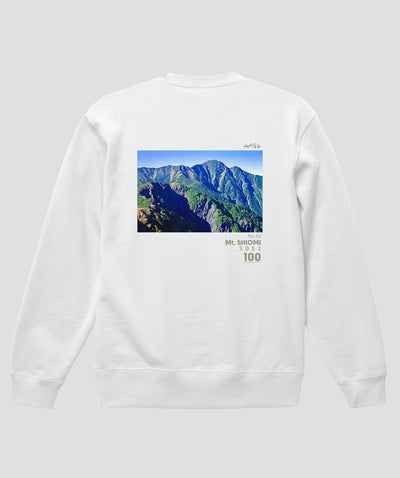 日本百名山 / No.82 塩見岳 Type A スウェット（裏パイル）/ 山と溪谷社