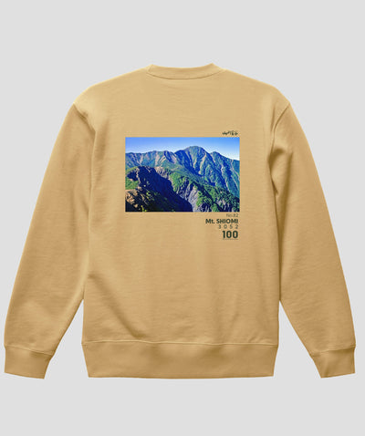 日本百名山 / No.82 塩見岳 Type A スウェット（裏パイル）/ 山と溪谷社