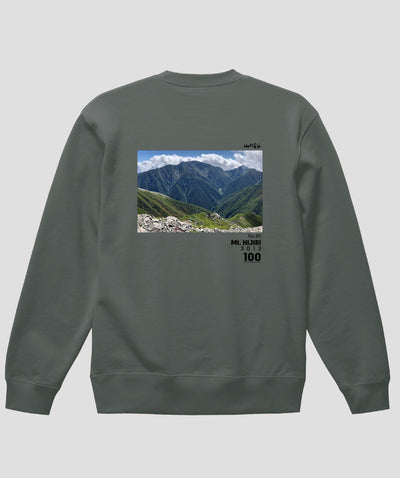 日本百名山 / No.85 聖岳 Type A スウェット（裏パイル）/ 山と溪谷社