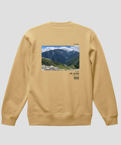 日本百名山 / No.85 聖岳 Type A スウェット（裏パイル）/ 山と溪谷社