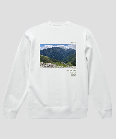 日本百名山 / No.85 聖岳 Type B スウェット（裏パイル）/ 山と溪谷社