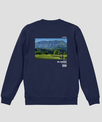 日本百名山 / No.92 大山 Type A スウェット（裏パイル）/ 山と溪谷社