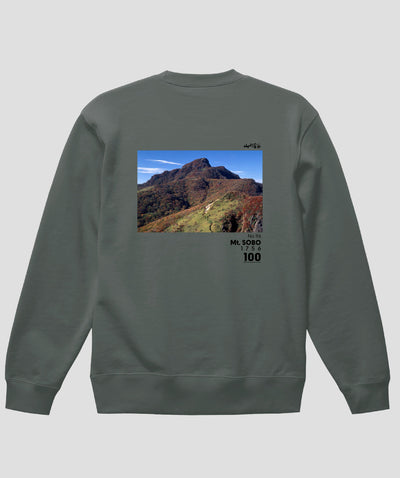 日本百名山 / No.96 祖母山 Type A スウェット（裏パイル）/ 山と溪谷社