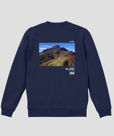 日本百名山 / No.96 祖母山 Type B スウェット（裏パイル）/ 山と溪谷社