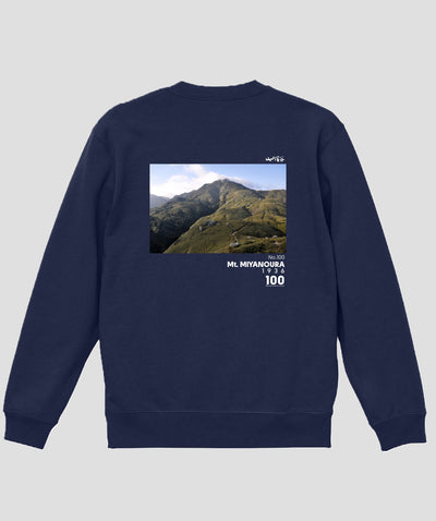 日本百名山 / No.100 宮之浦岳 Type B スウェット（裏パイル）/ 山と溪谷社