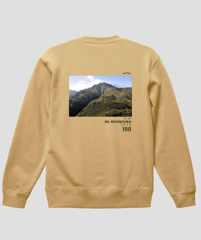 日本百名山 / No.100 宮之浦岳 Type B スウェット（裏パイル）/ 山と溪谷社