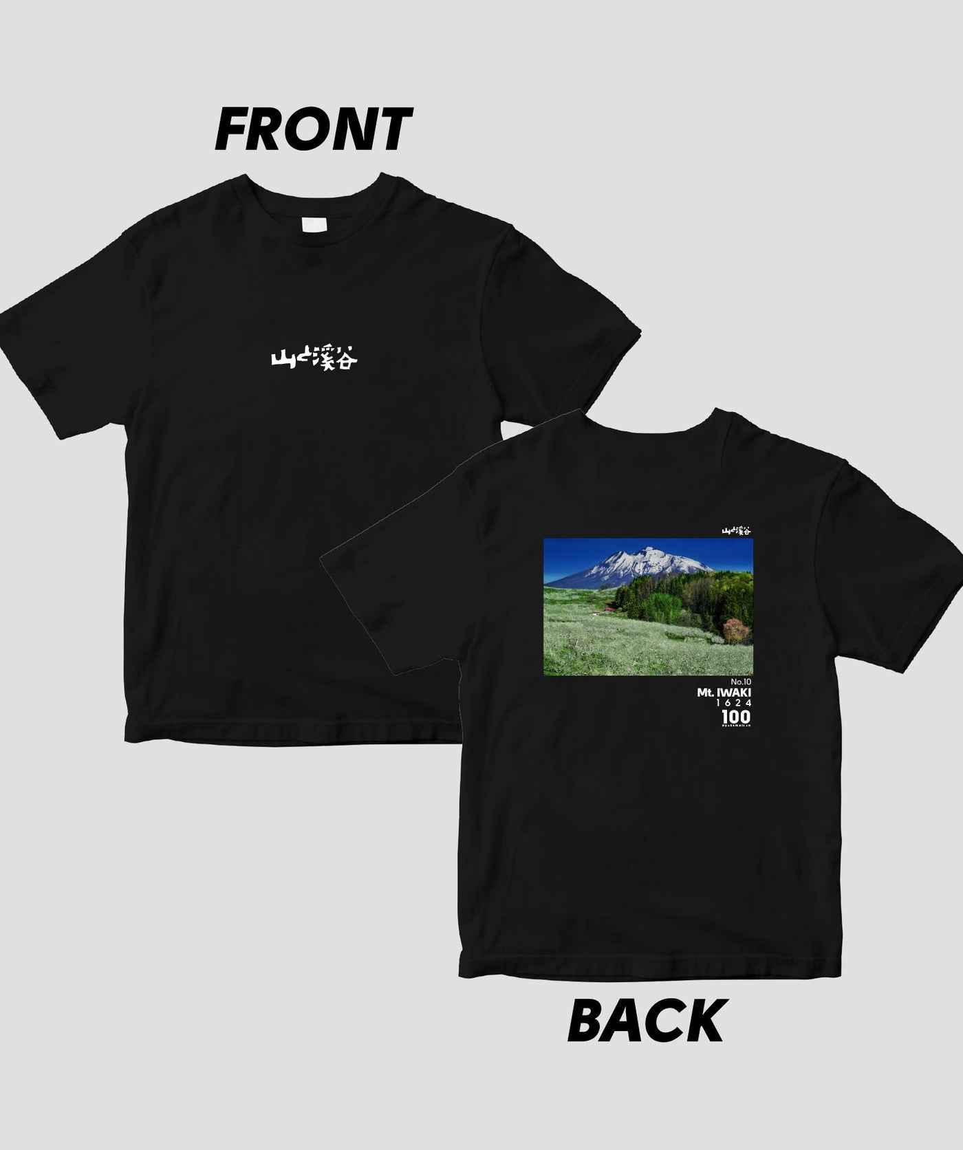 【ドライT】日本百名山 / No.10 岩木山 Type B / 山と溪谷社