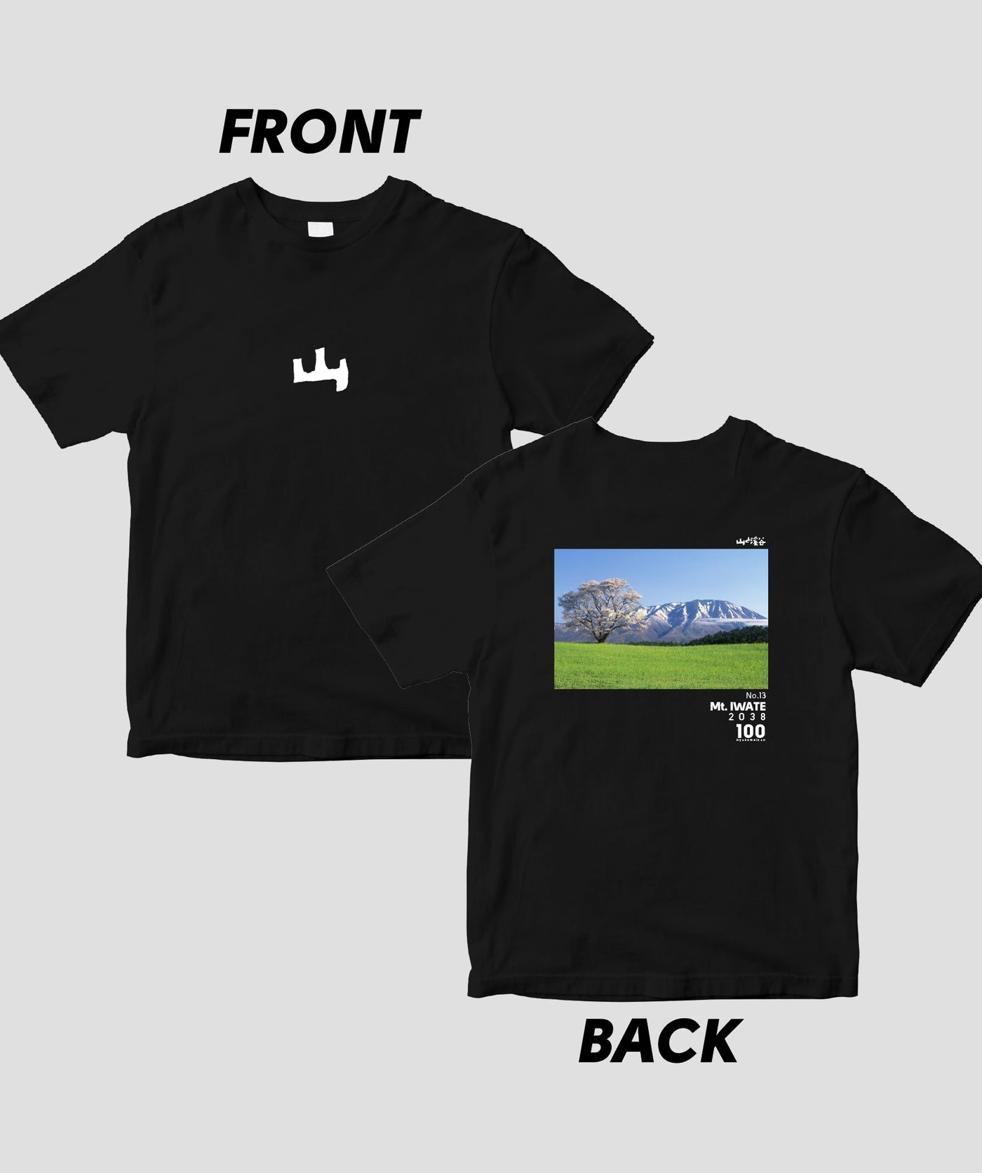 【ドライT】日本百名山 / No.13 岩手山 Type A / 山と溪谷社