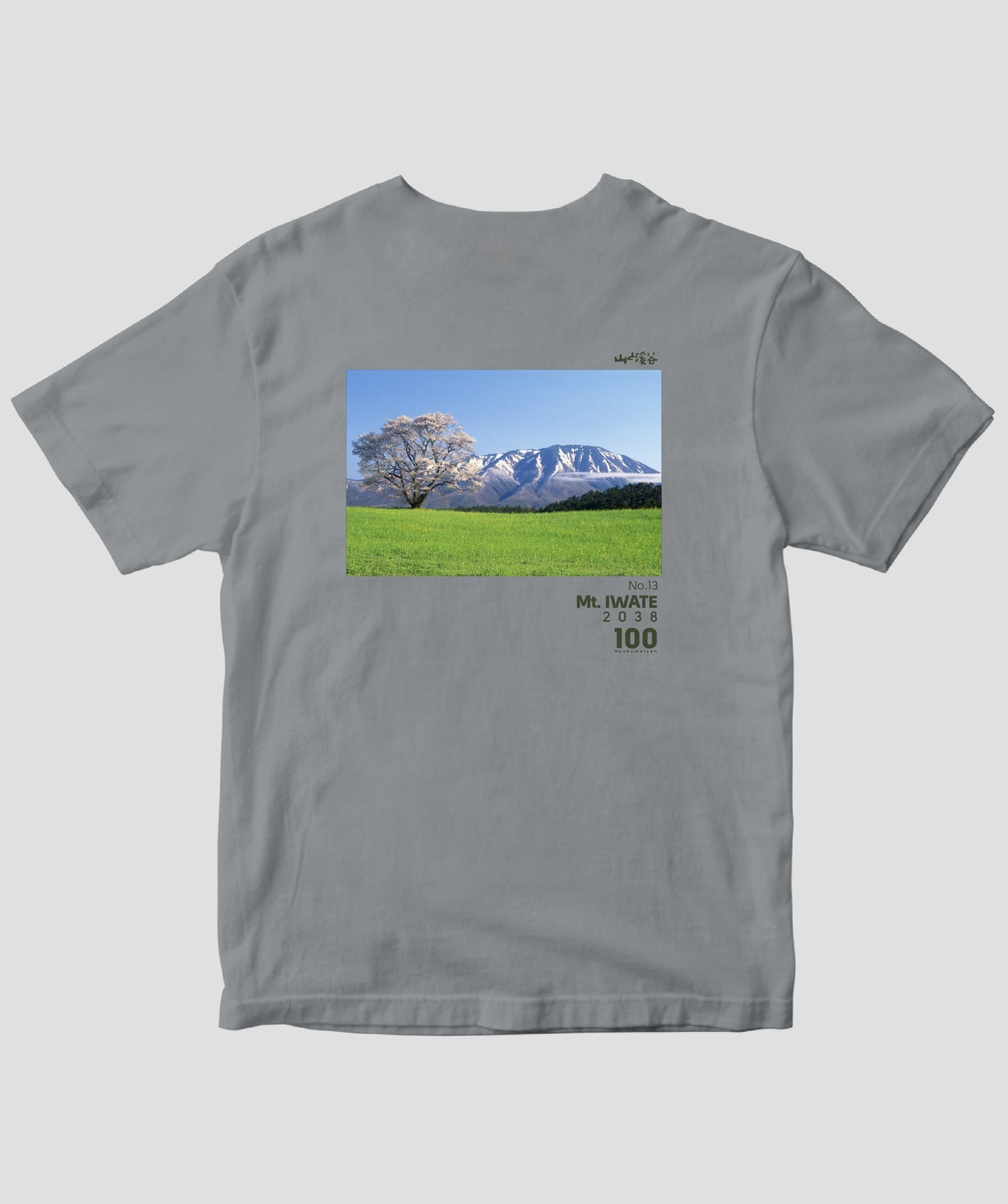 【ドライT】日本百名山 / No.13 岩手山 Type A / 山と溪谷社