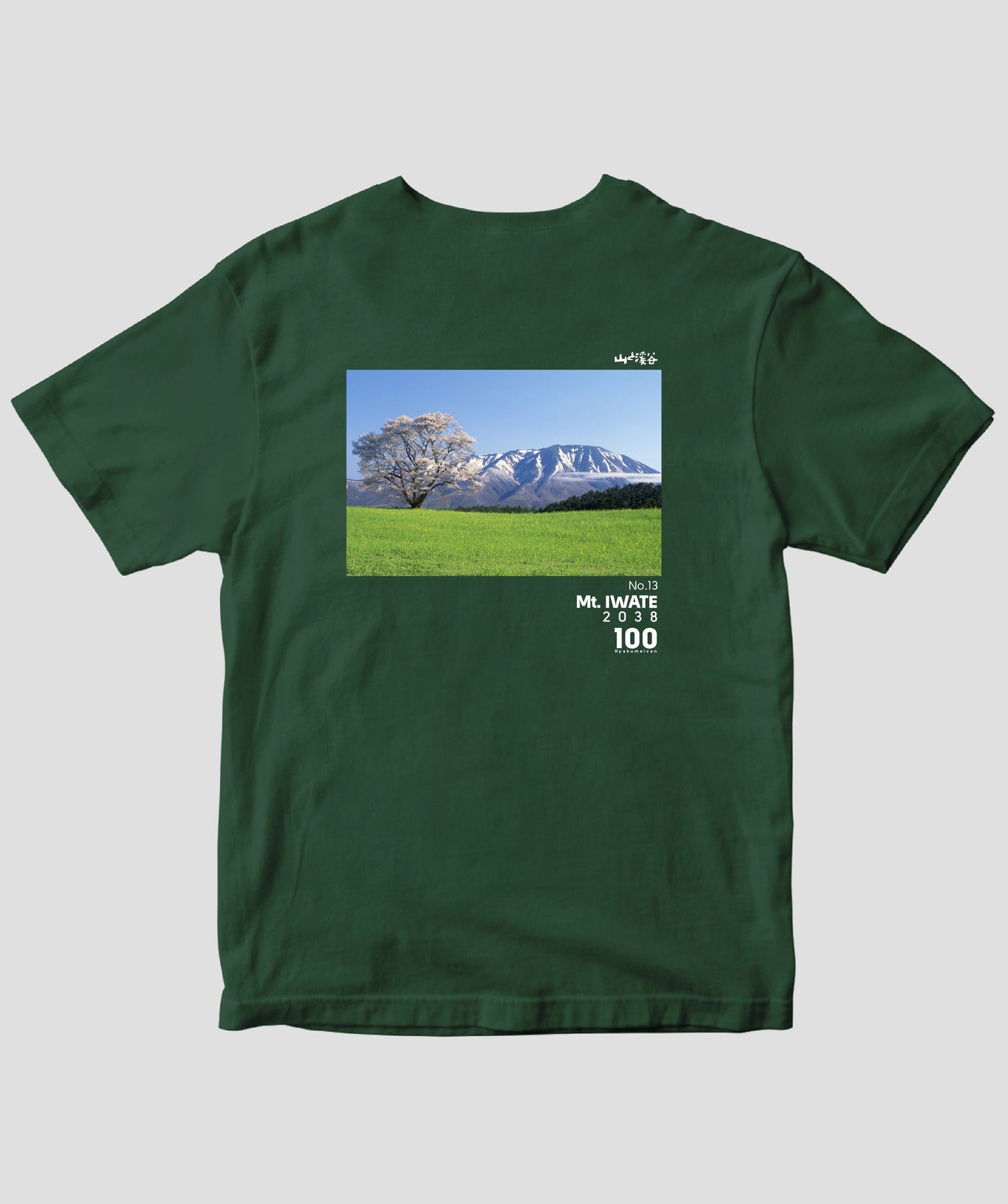 【ドライT】日本百名山 / No.13 岩手山 Type A / 山と溪谷社