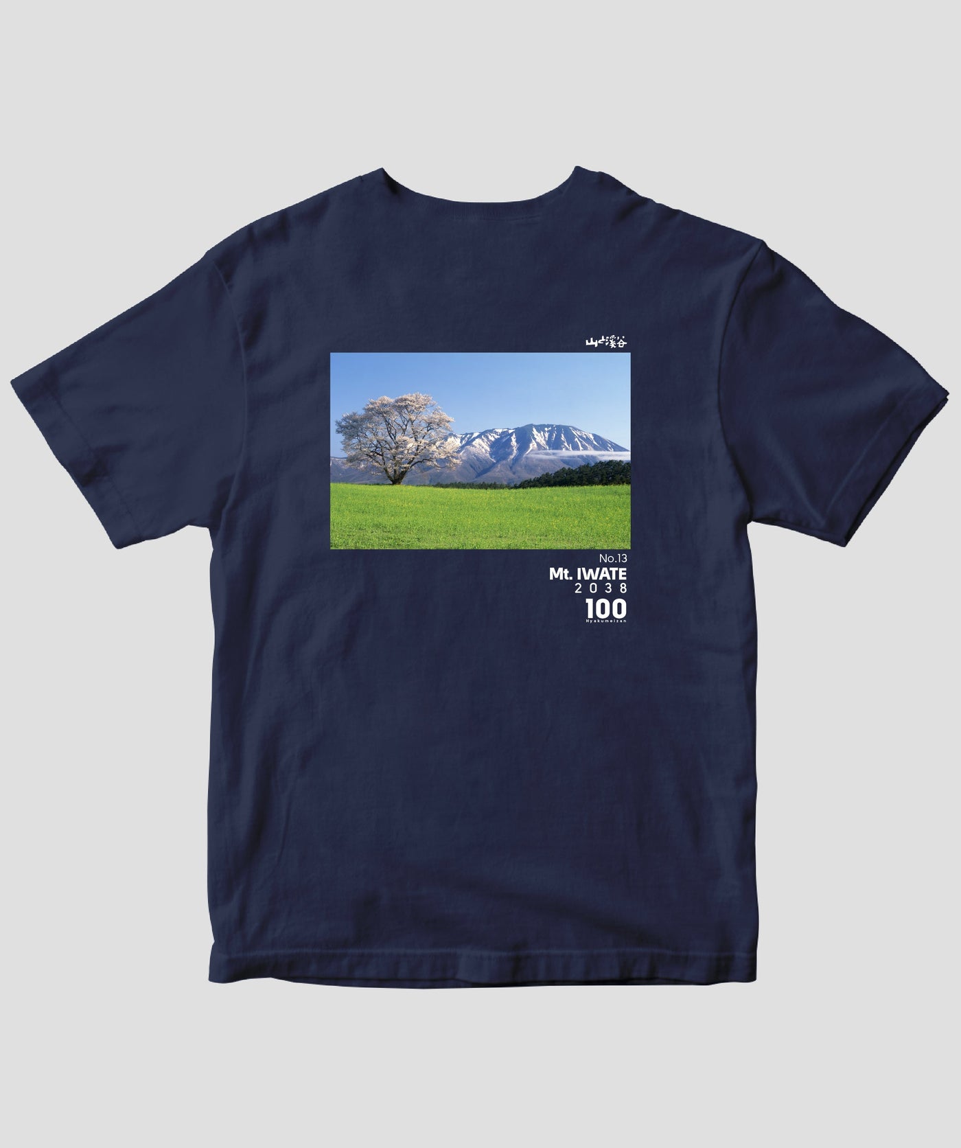 【ドライT】日本百名山 / No.13 岩手山 Type B / 山と溪谷社