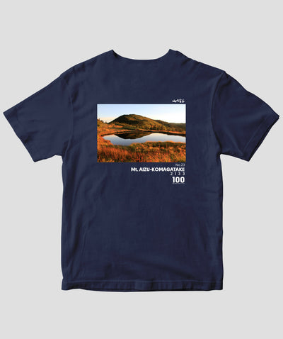 【ドライT】日本百名山 / No.23 会津駒ヶ岳 Type A / 山と溪谷社