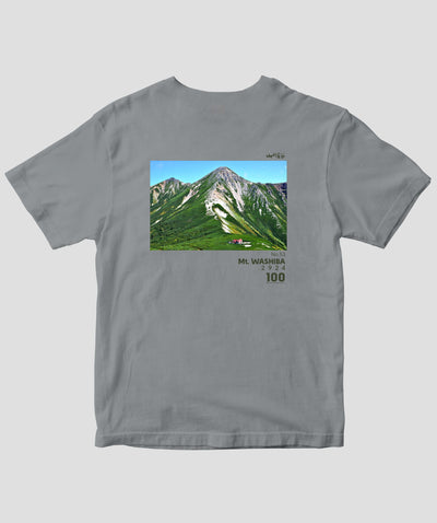 【ドライT】日本百名山 / No.53 鷲羽岳 Type B / 山と溪谷社
