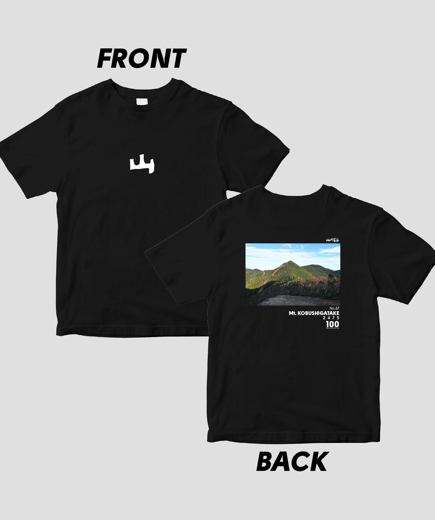 【ドライT】日本百名山 / No.67 甲武信ヶ岳 Type A / 山と溪谷社