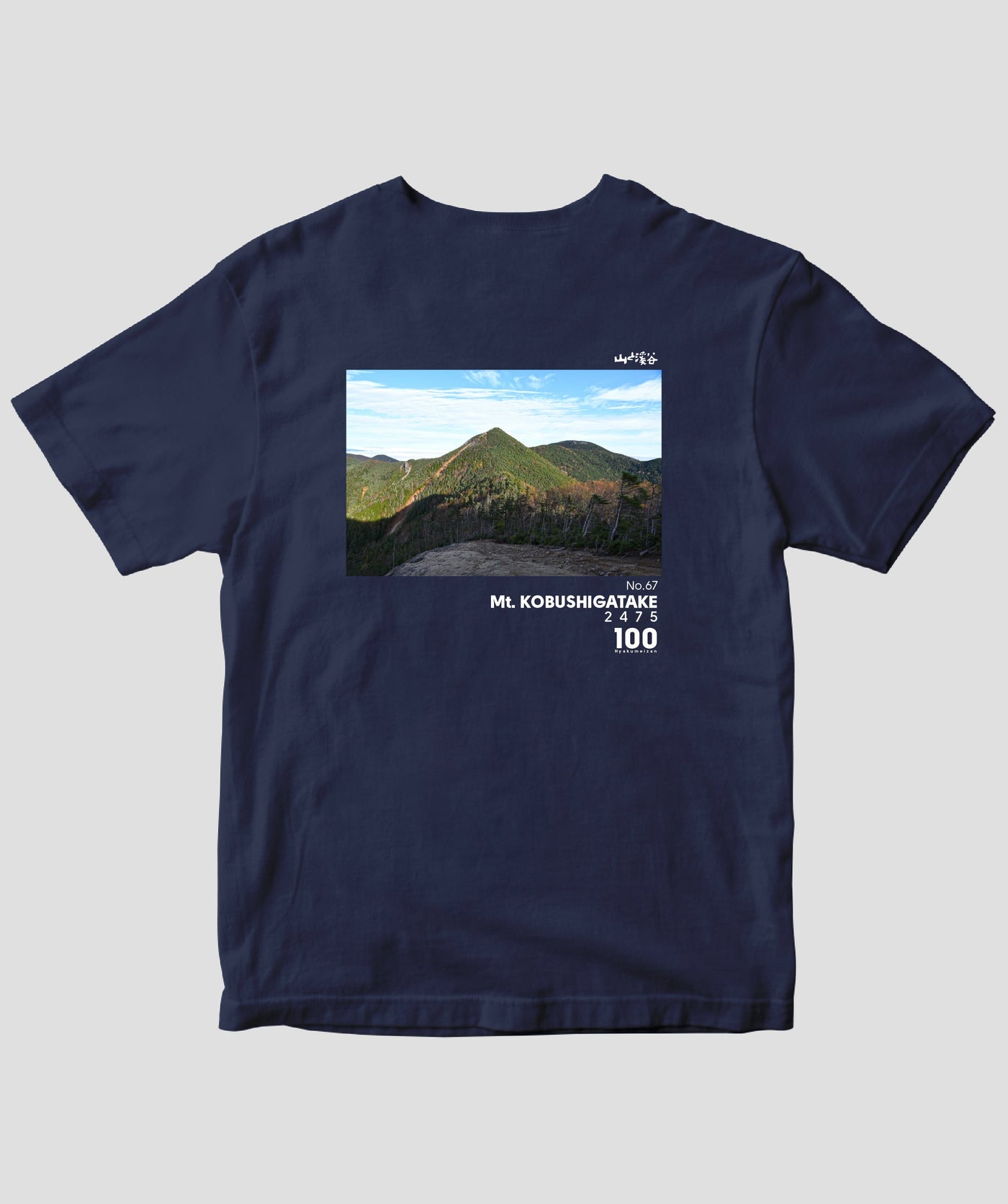 【ドライT】日本百名山 / No.67 甲武信ヶ岳 Type A / 山と溪谷社