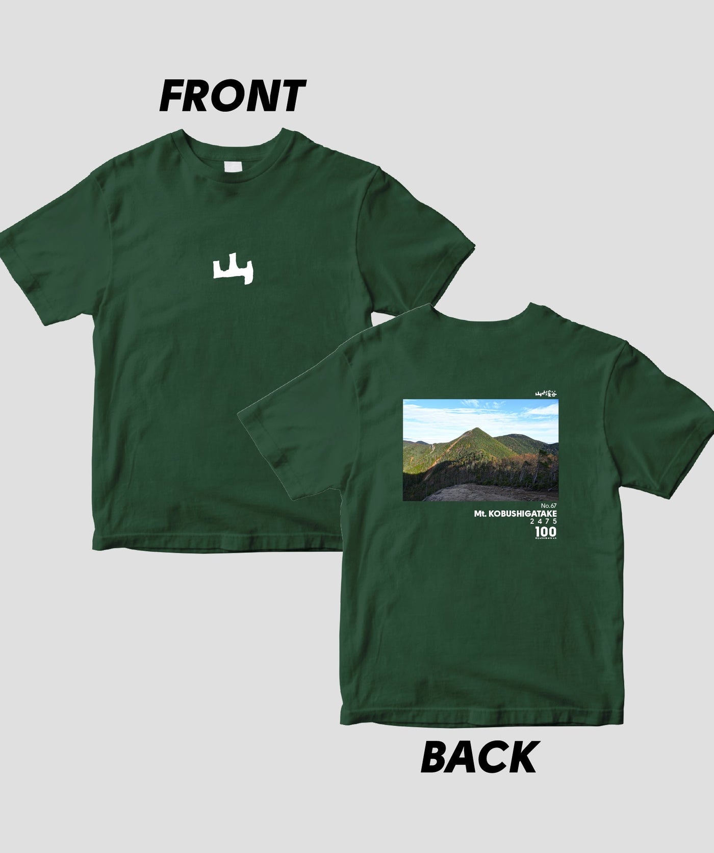 【ドライT】日本百名山 / No.67 甲武信ヶ岳 Type A / 山と溪谷社