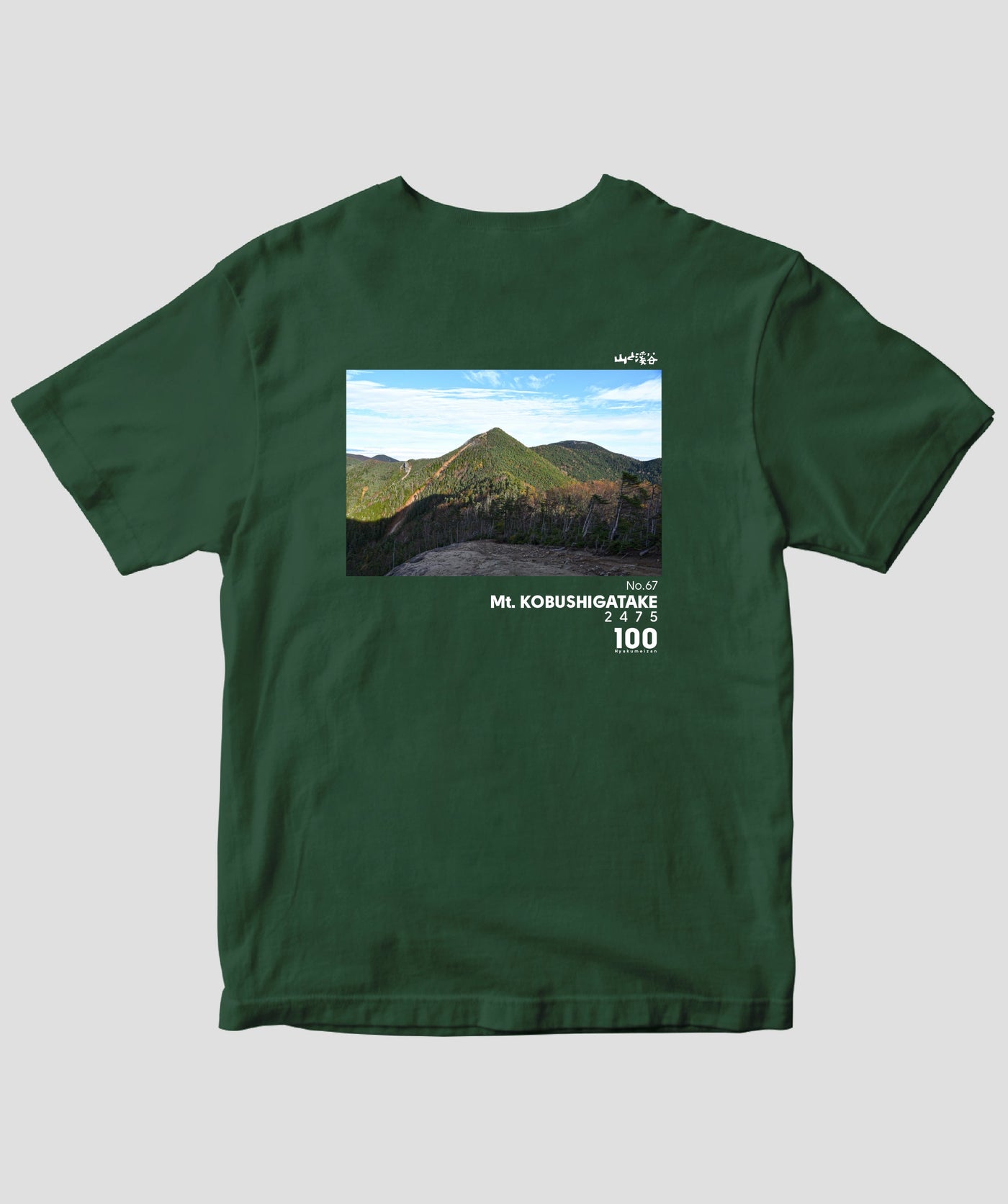 【ドライT】日本百名山 / No.67 甲武信ヶ岳 Type A / 山と溪谷社