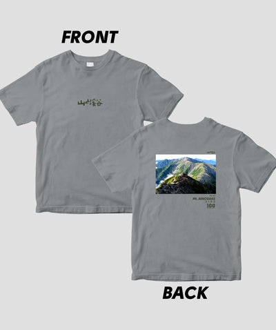 【ドライT】日本百名山 / No.81 間ノ岳 Type B / 山と溪谷社