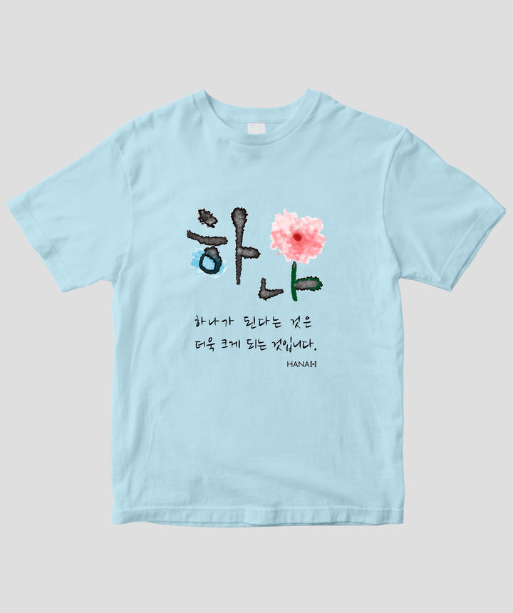 HANA Tシャツ HANAハングルTシャツ 赤 / HANA – pTa . shop