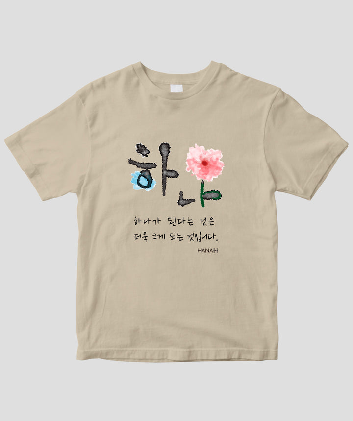 HANAハングルTシャツ 赤 / HANA – pTa . shop