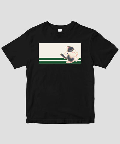 愛猫が余命20日と宣告されました 「ポロロン」family ties Tシャツ / 響介 / はせがわゆうじ / ワニブックス