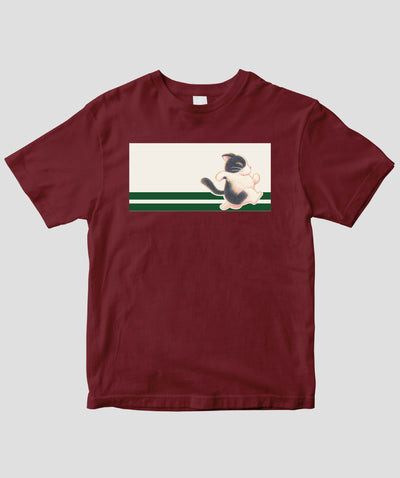 【キッズ】愛猫が余命20日と宣告されました 「ポロロン」family ties Tシャツ / 響介 / はせがわゆうじ / ワニブックス