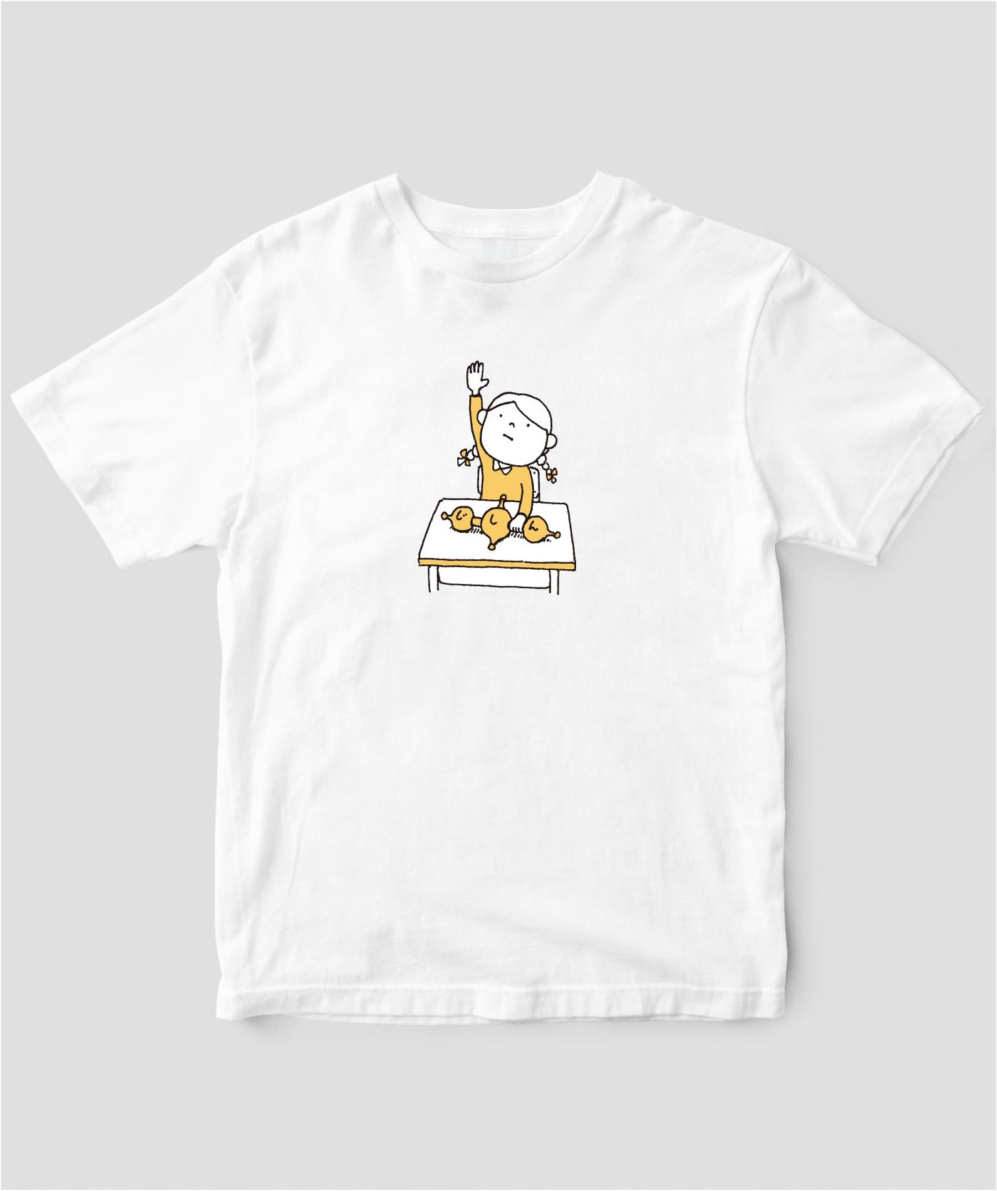 【キッズ】一年一組 せんせいあのね / じしん Tシャツ / 理論社