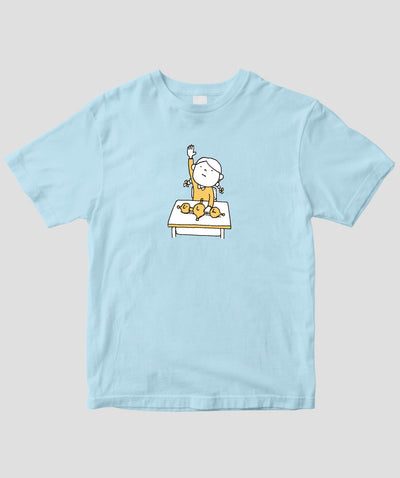 【キッズ】一年一組 せんせいあのね / じしん Tシャツ / 理論社