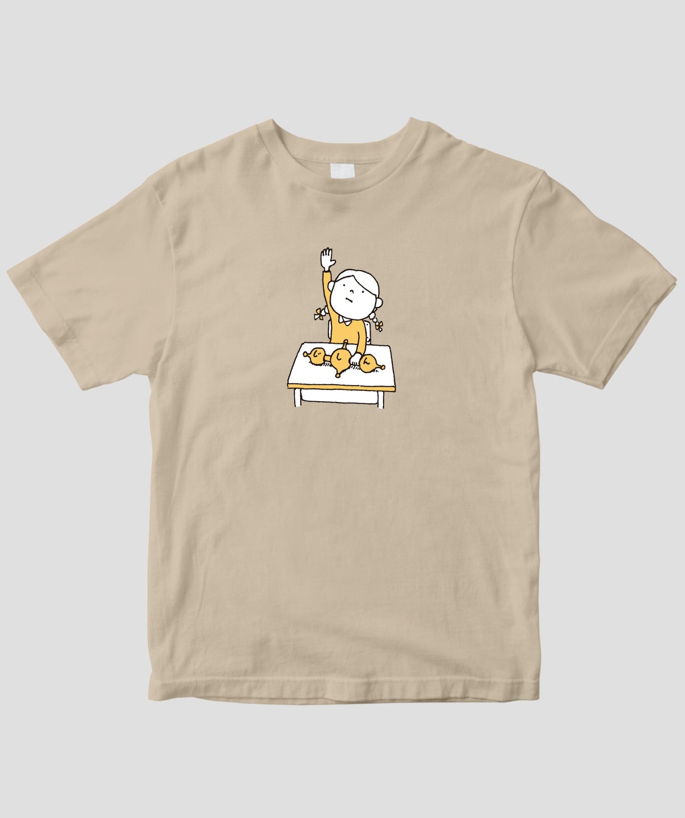 【キッズ】一年一組 せんせいあのね / じしん Tシャツ / 理論社