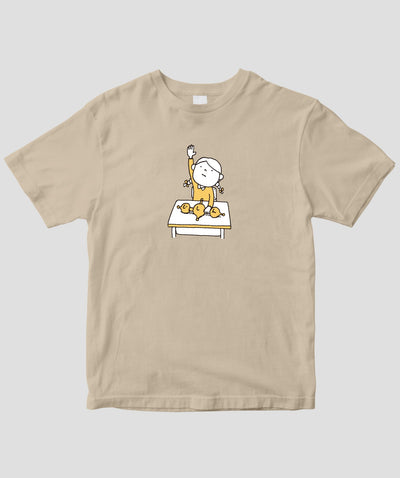 【キッズ】一年一組 せんせいあのね / じしん Tシャツ / 理論社