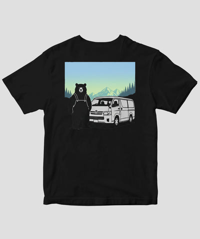 AUTO CAMPER / キャンプぐまTee_TYPE B / 八重洲出版