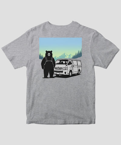 AUTO CAMPER / キャンプぐまTee_TYPE B / 八重洲出版