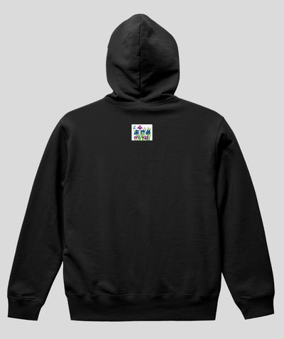 ヘッドマーク「あやめ 183系」プルオーバーパーカ（裏パイル）（バックプリント） Type D / 天夢人