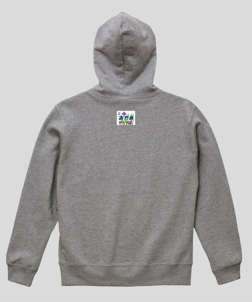 ヘッドマーク「あやめ 183系」プルオーバーパーカ（裏パイル）（バックプリント） Type D / 天夢人