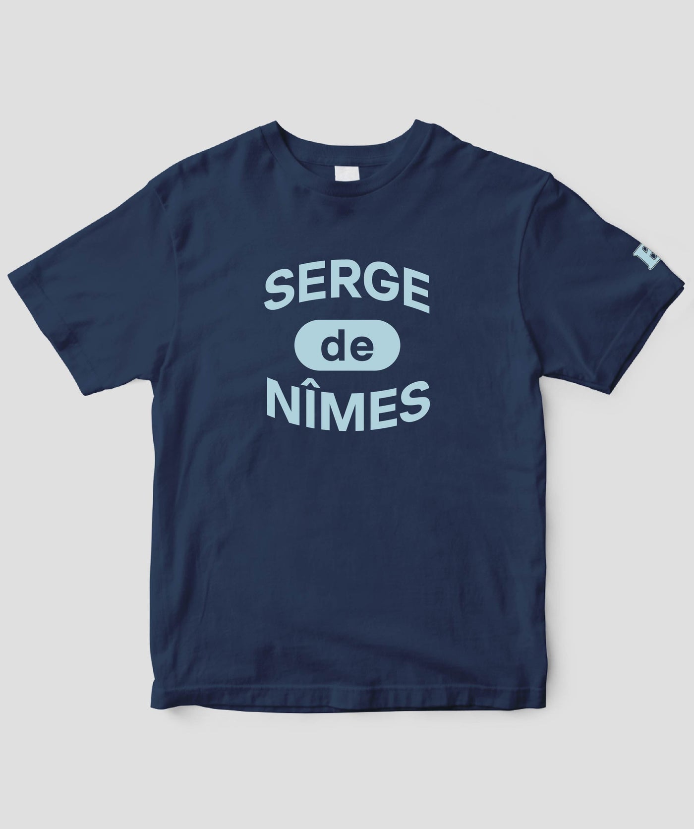 Begin / モノ知り地名Tシャツ “SERGE DE NÎMES” / 世界文化社