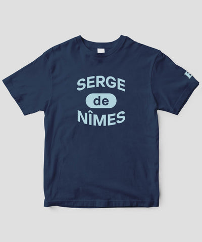 Begin / モノ知り地名Tシャツ “SERGE DE NÎMES” / 世界文化社
