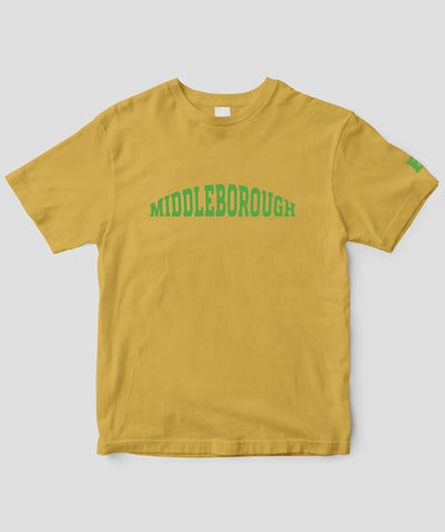 Begin / モノ知り地名Tシャツ “MIDDLEBOROUGH” / 世界文化社